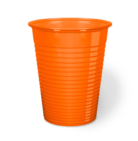 BICCH. COLORATI ARANCIO 200CC 50PZ
