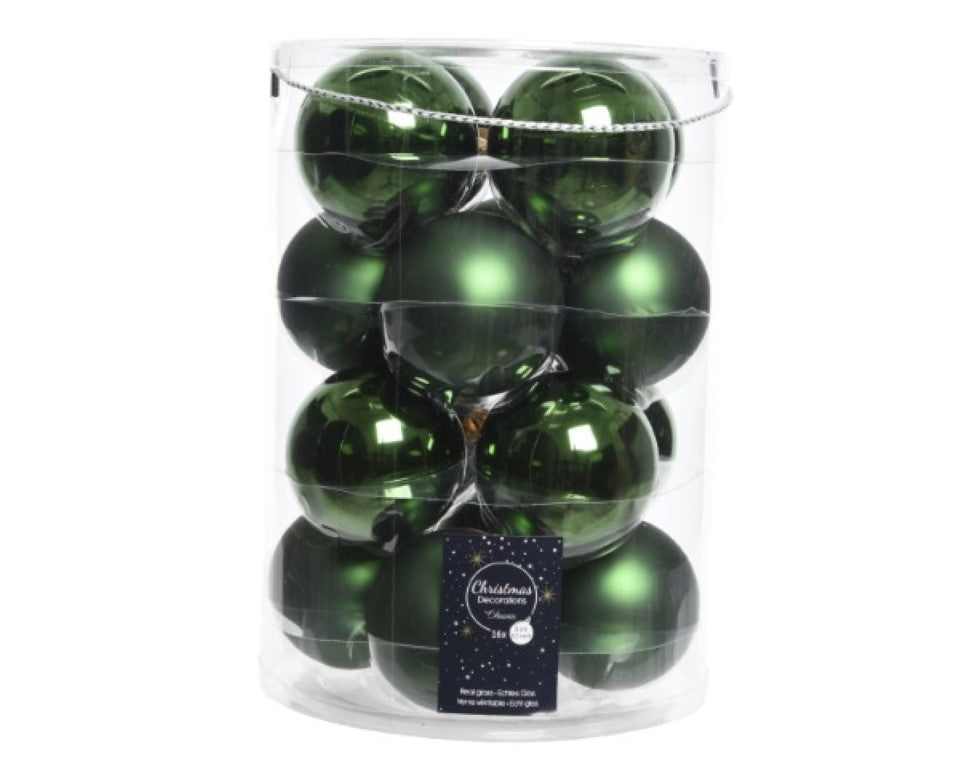 glass mach.baubles shiny-matt