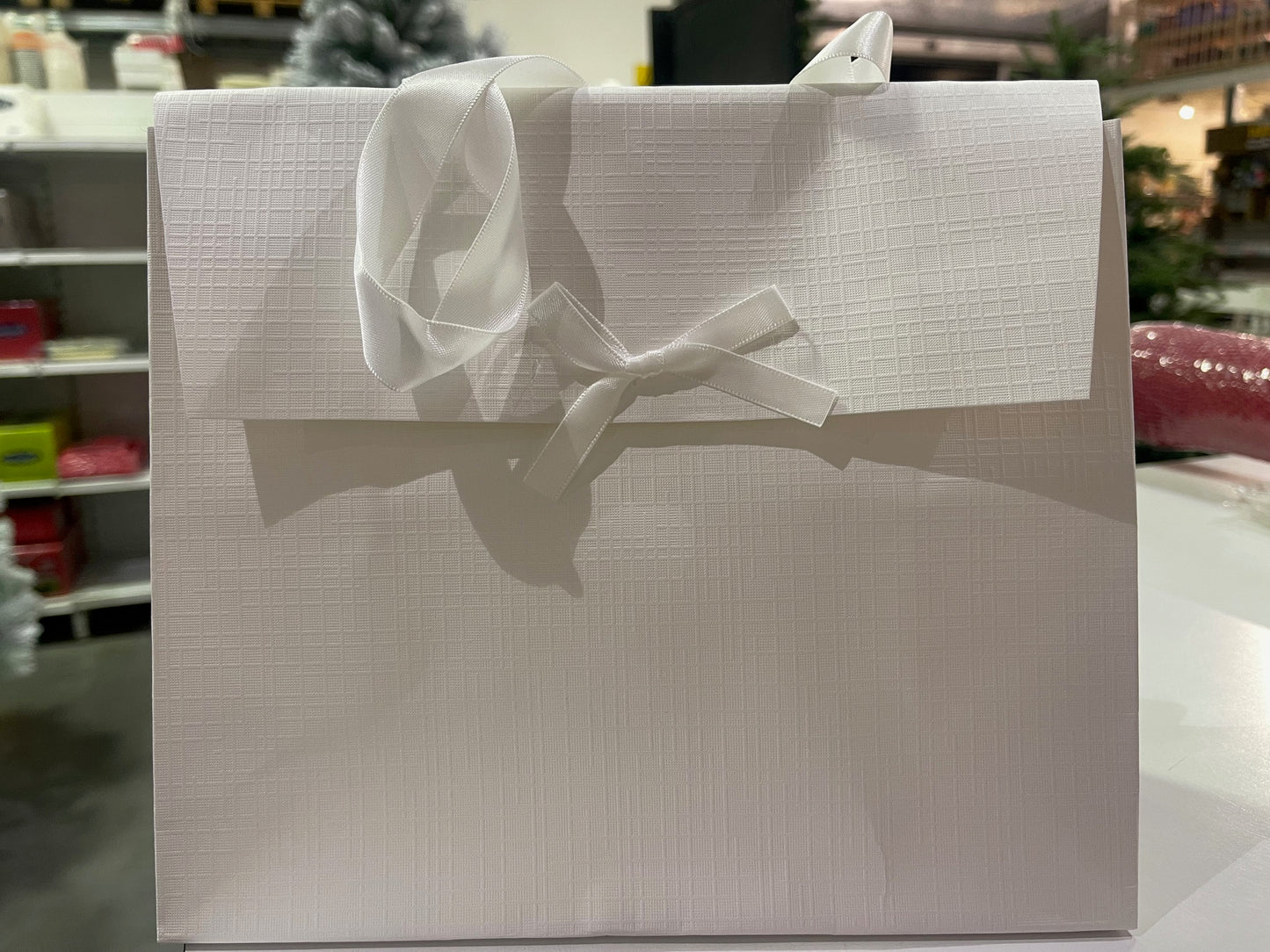 SHOP CRT GIFT BAG BIANCO 24X11X20