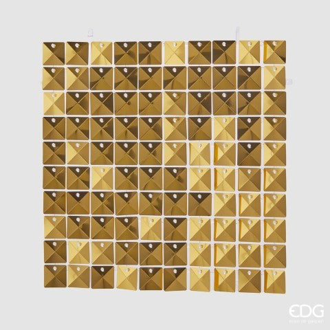 TENDA GLITTER QUADRATO L.30 L.30 ORO
