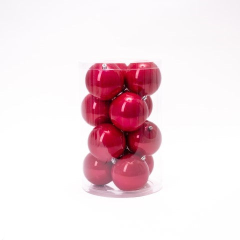 BOX SFERA D.20CM ROSA METALLIZZATO