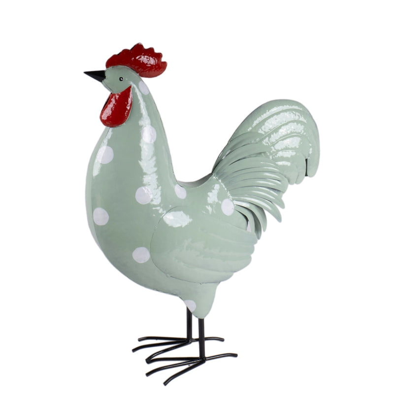 GALLO VERDE 43X17X57CM METALLO