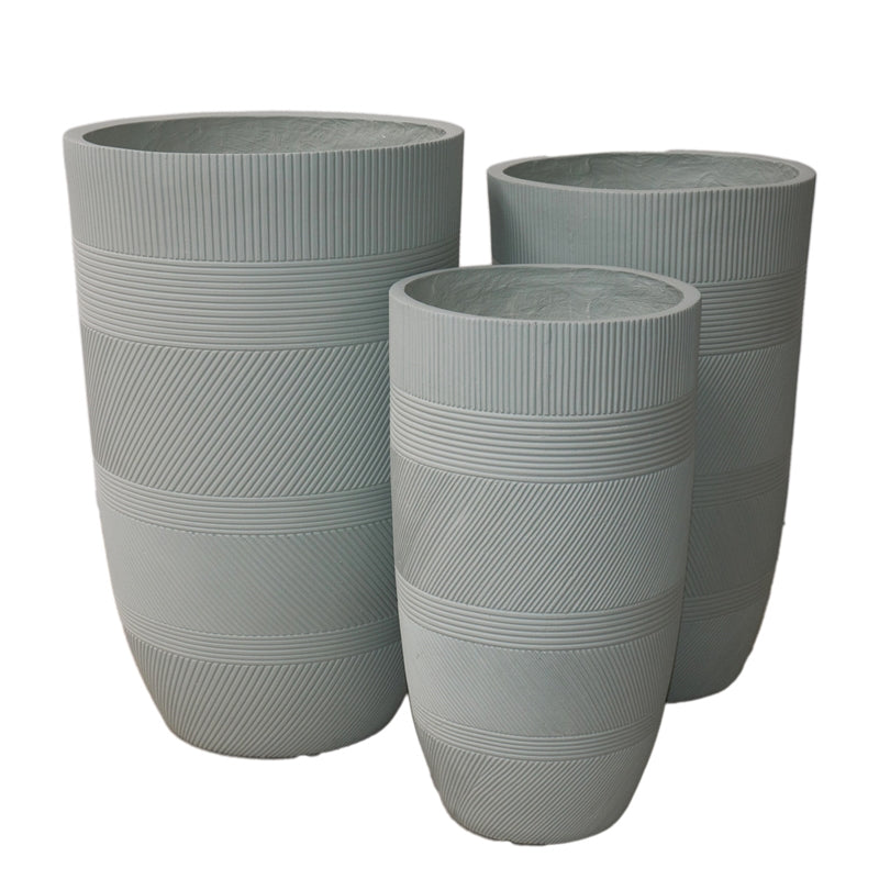 S/3 VASI VERDI FIBER CLAY