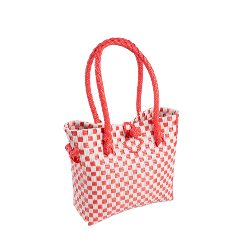 BORSA ROSSA/BIANCA 23X10X22 PLA