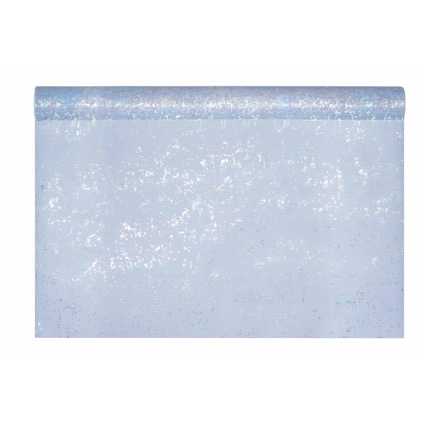 IRIDESCENT TULLE CM 48X5MT LIGHT BLUE