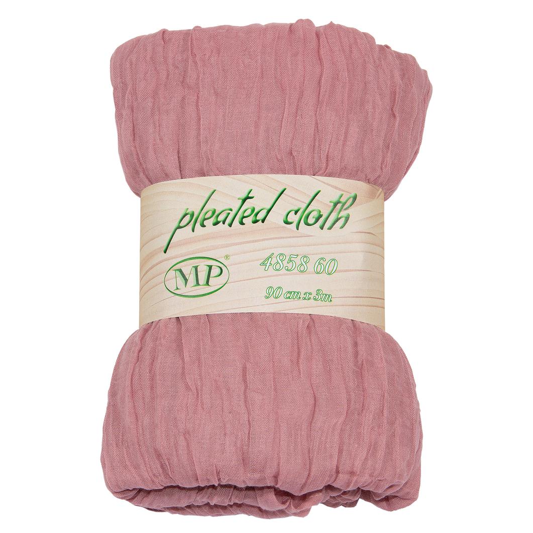 Pleated cloth cm90x3 m dark pink