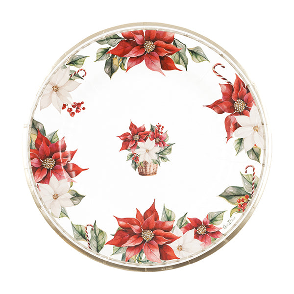 CF.8 PIATTI CM 27 STELLA DI NATALE