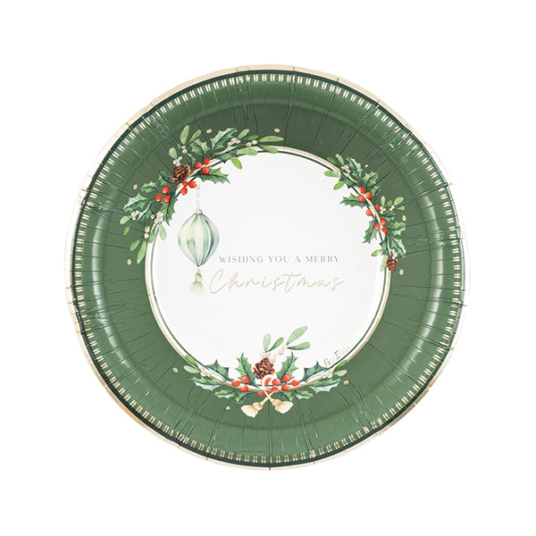 CF.8 PIATTI CM 24 MERRY CHRISTMAS TO YOU