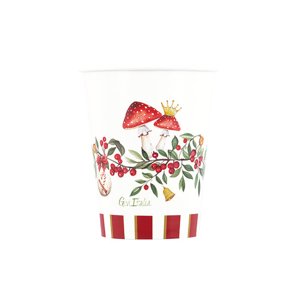 CF.8 BICCHIERI 250 CC. CHRISTMAS VINTAGE