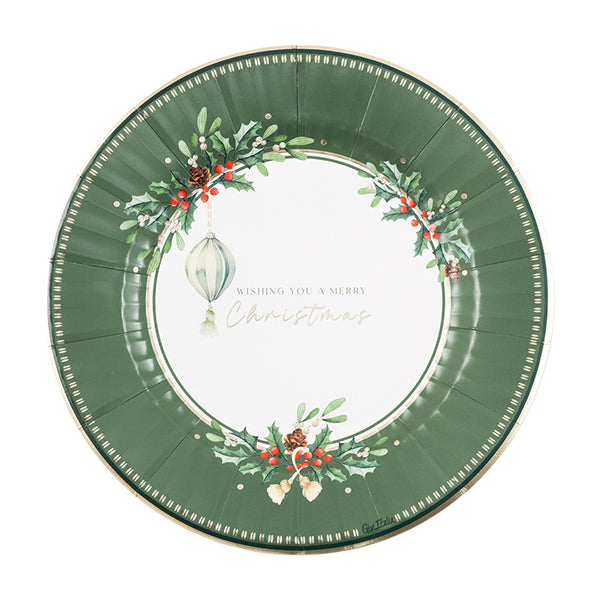 CF.8 PIATTI CM 27 MERRY CHRISTMAS TO YOU