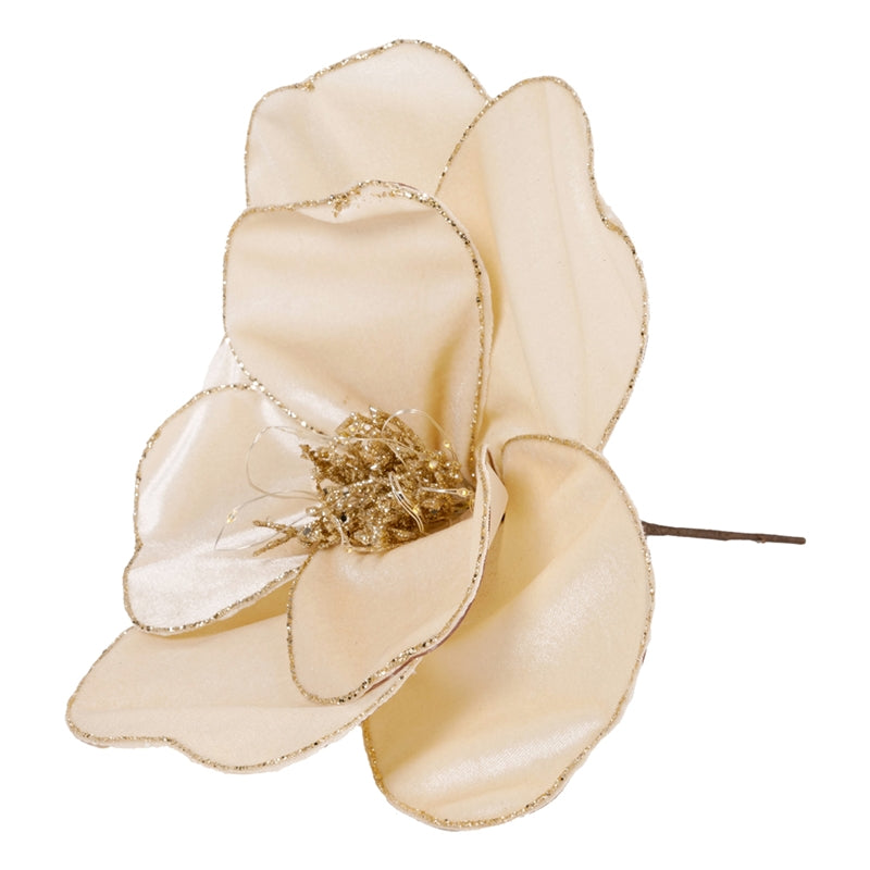 MAGNOLIA AVORIO D.50CM C.LED VELLUTO