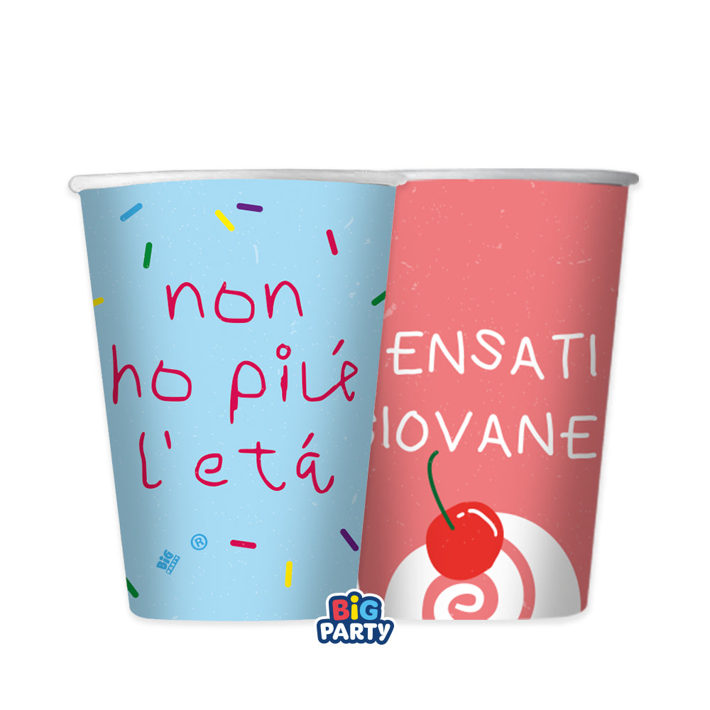 6 Bicchieri cc.250 Cake Party