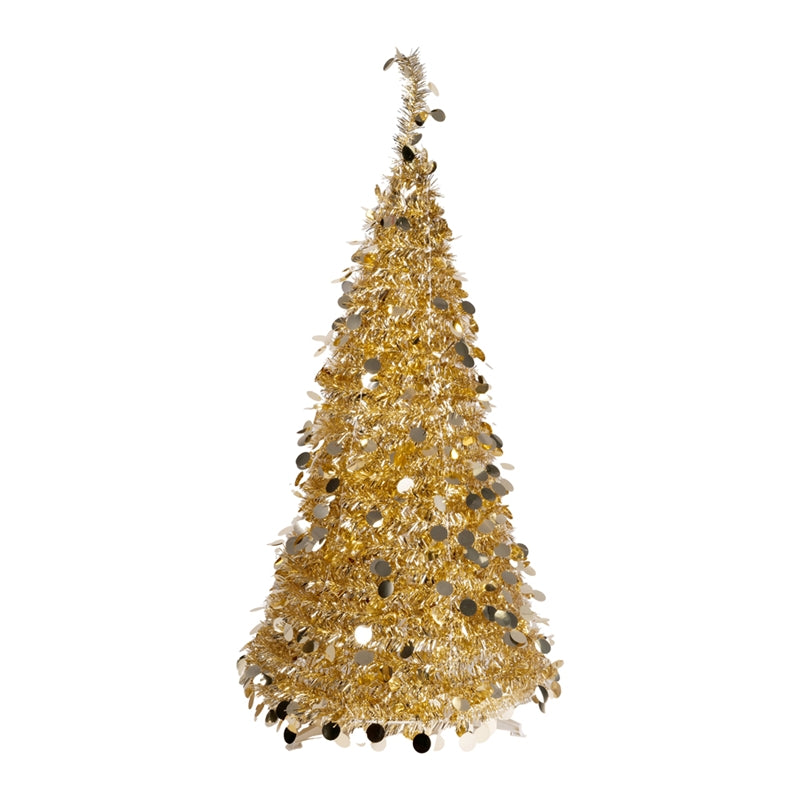 ALBERO CONO POP UP CHAMPAGNE H.120CM PVC