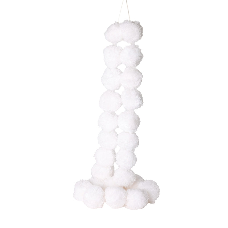 RESTA POMPON BIANCHI H.180CM POLIESTERE