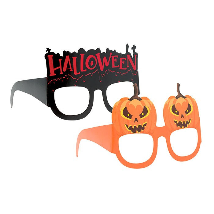 6 Occhialini in carta HALLOWEEN