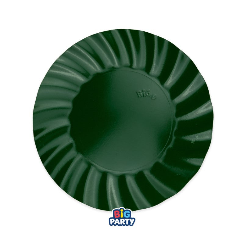 6 Piatti cm.20 Wavy Verde Foresta