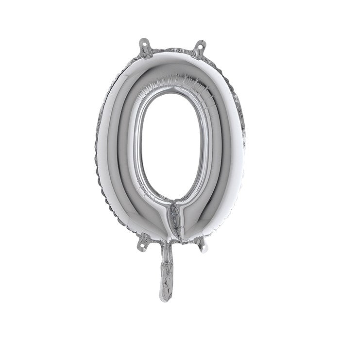 Pall. Mylar Numero 0 cm.36 (14") Argento