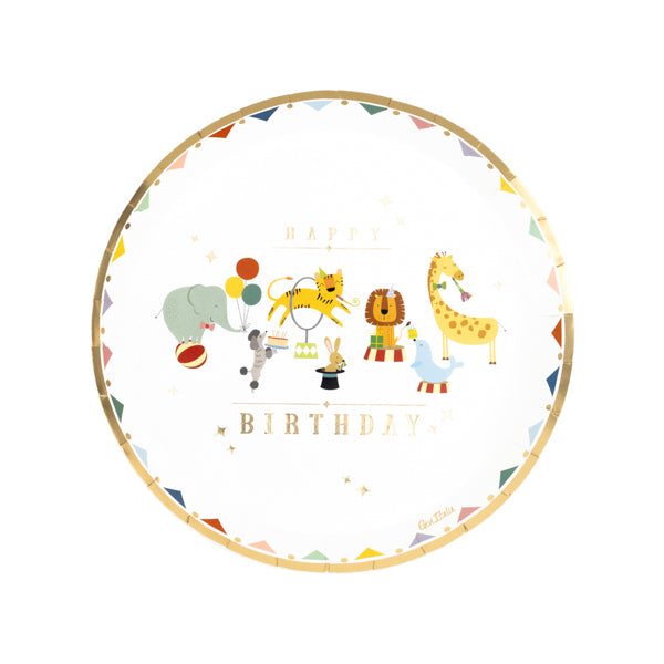 CF.8 PIATTI CM 21 HAPPY BIRTHDAY CIRCUS