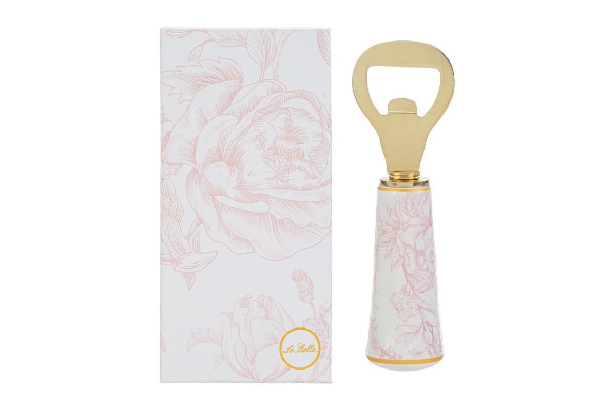 APRIBOTTIGLIE DEC.ROSA 12CM C/ASTUCCI