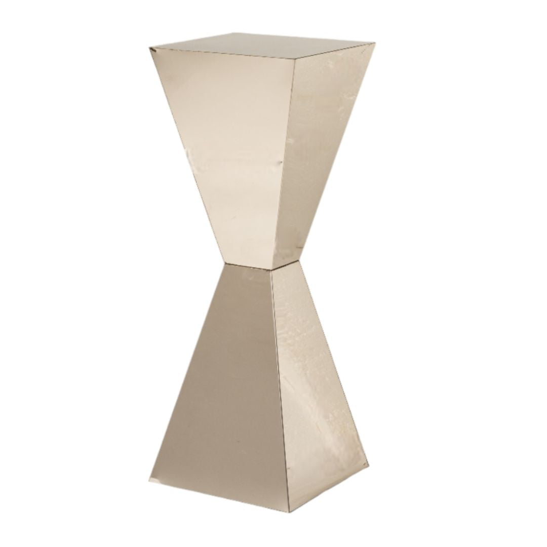 COLONNA QUADRA CLESSIDRA SPECCHIATA H80