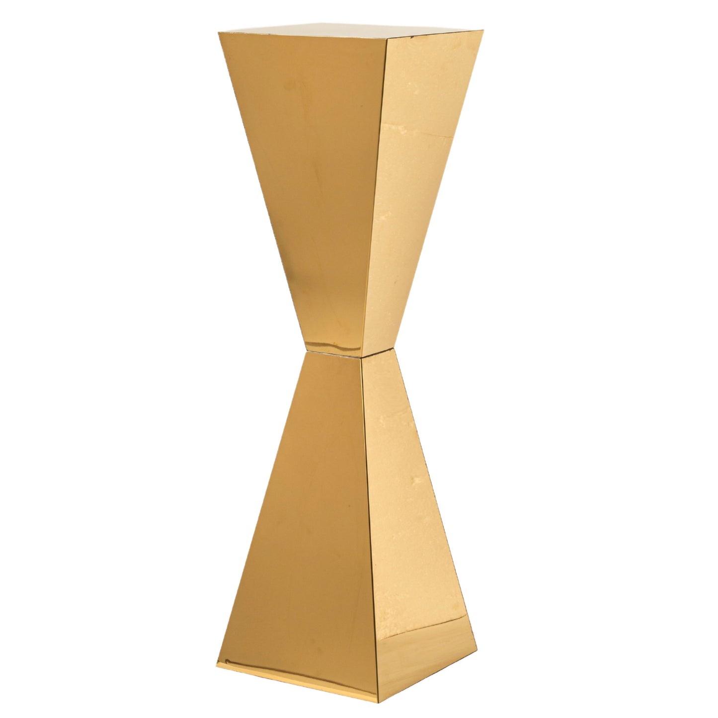COLONNA QUADRA CLESSIDRA DORATA H100