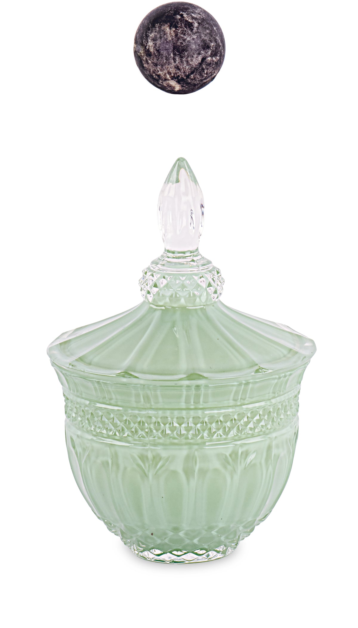POTICHE VERDE C/SCATOLA D.115XH.170