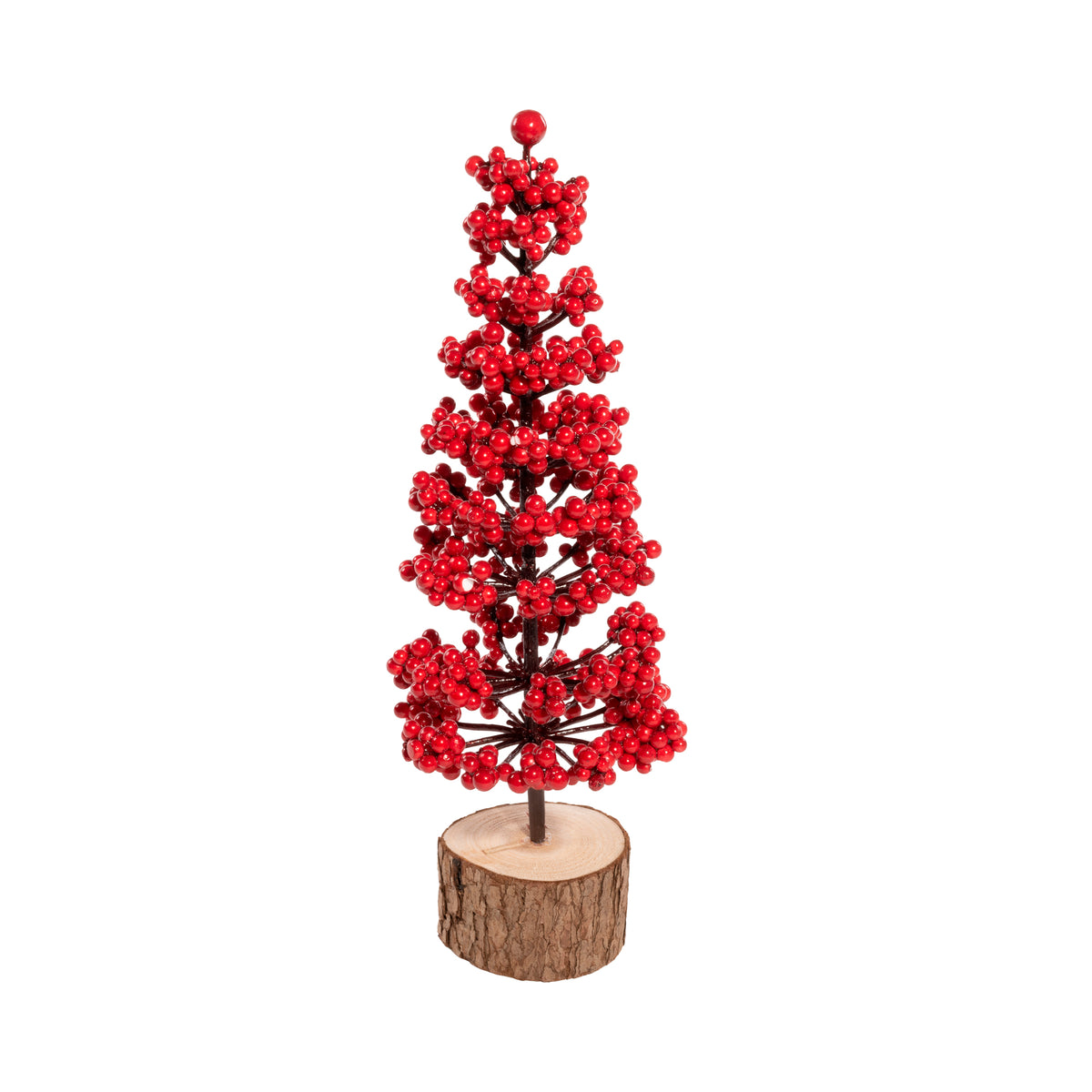 ALBERINO BACCHE ROSSE H.40CM PVC