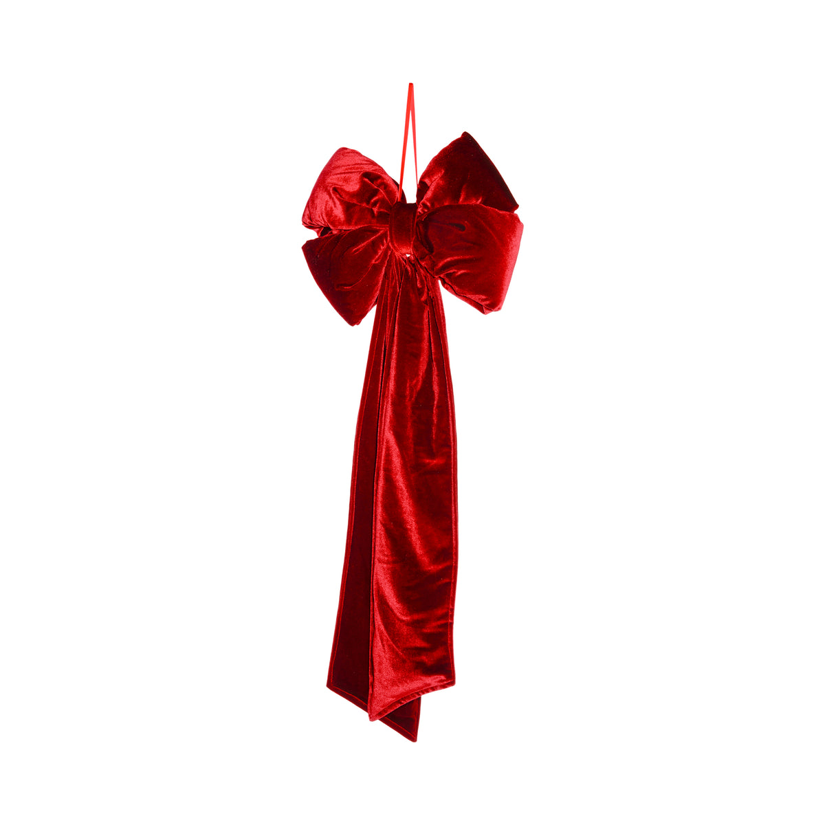FIOCCO ROSSO H.75CM VELLUTO