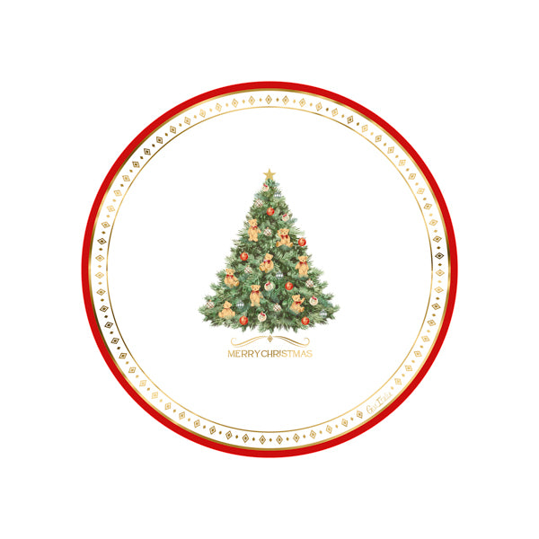 CF.8 PIATTI CM.21 CHRISTMAS TEDDY
