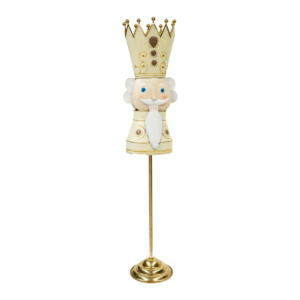 DECOR BABBO NATALE AVORIO/ORO H.140 CM