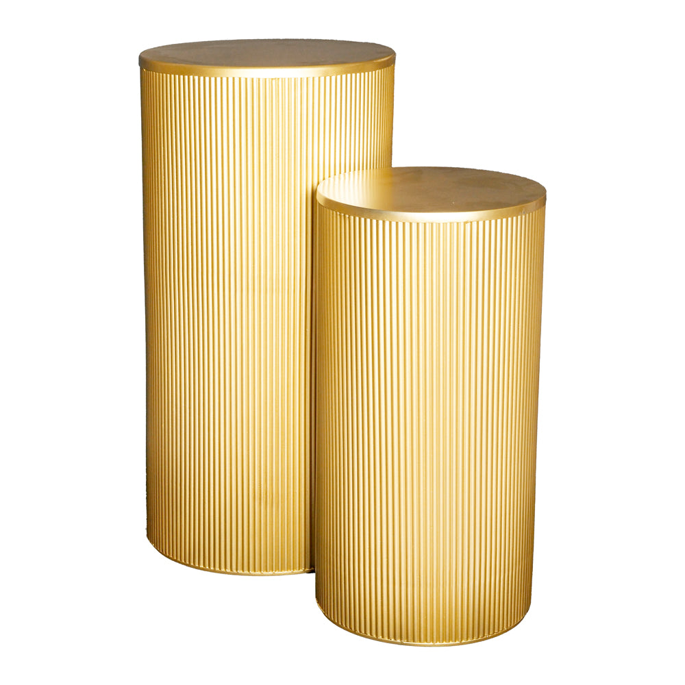 S/2 COLONNE ORO METALLO