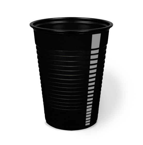 BICCH. 200 CC. NERO 50PZ.