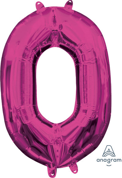 16" - 40 CM NUMBER "0" PINK