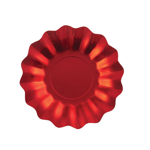 CF.8 PIATTI NEW SHAPE CM.21 ROSSO SATIN