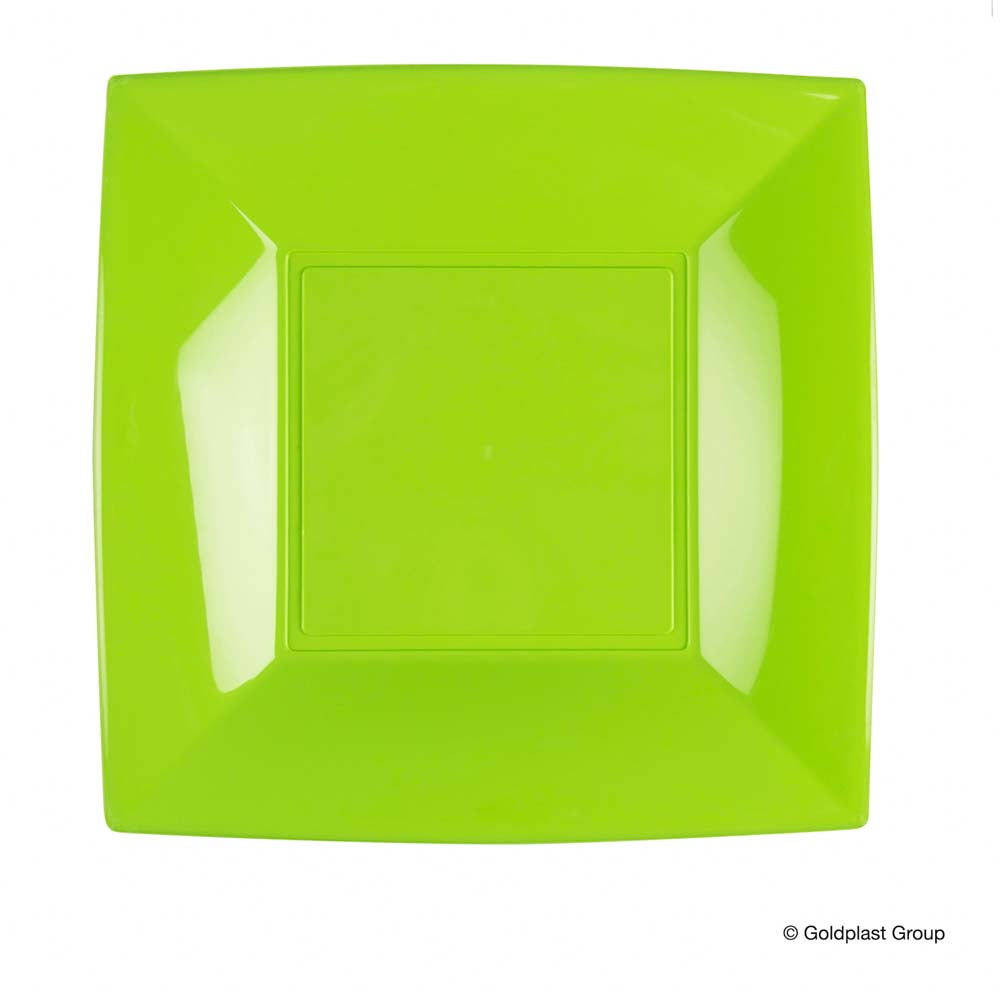 PIATTO PIANO NICE PP VERDE ACIDO-230X23