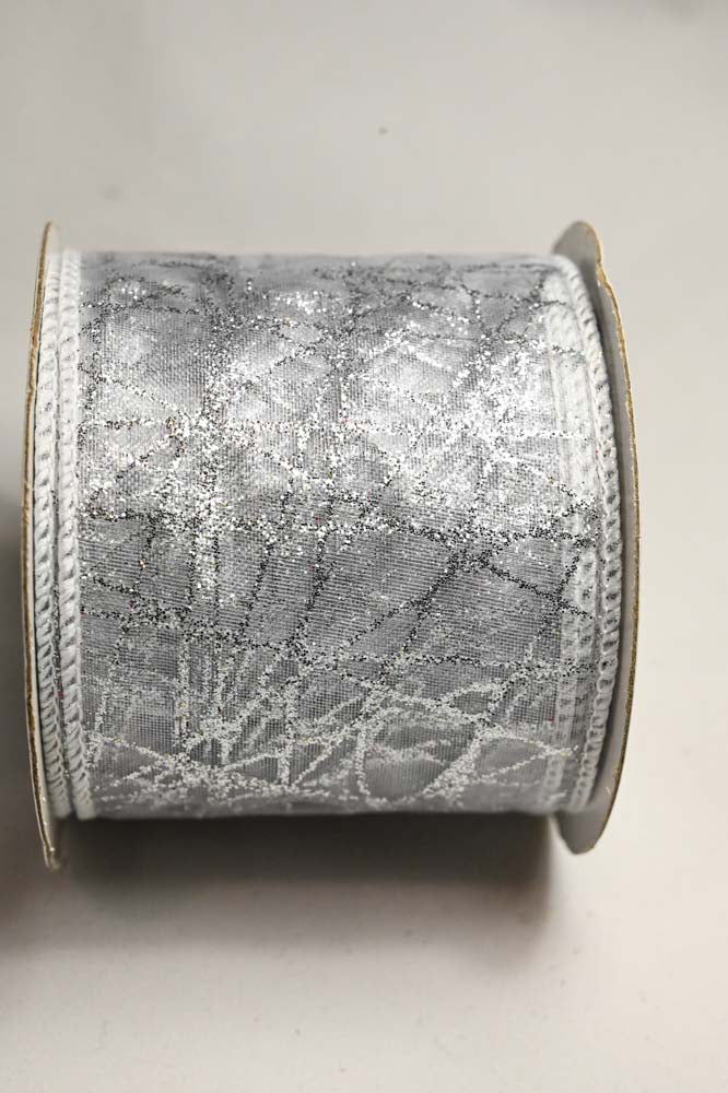 GLITTER ORGANZA MM63X10MT SILVER