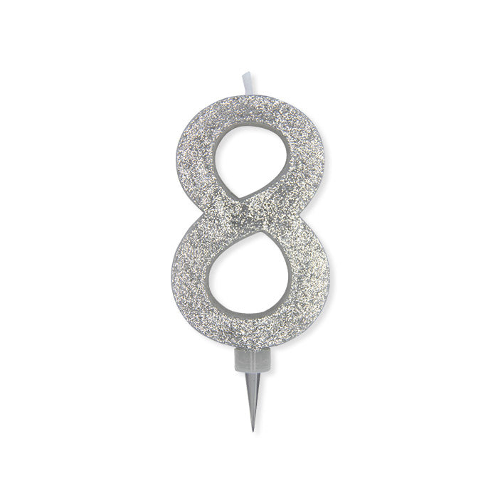NUM. 8 MAX DI CERA SWEETY SILVER GLITTER