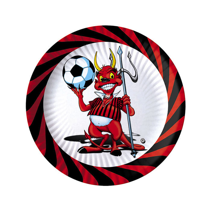 10 PIATTI CM.18 DIABLOTTO ROSSONERO