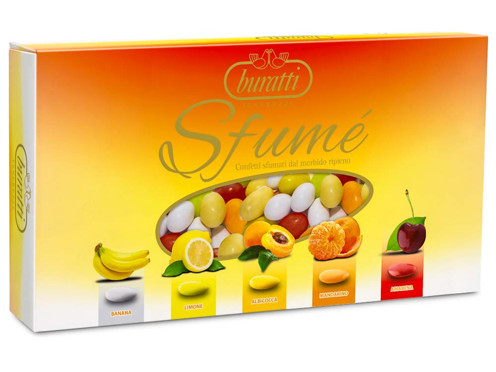 CONFETTI TENEREZZE SFUME' ARANCIO KG. 1