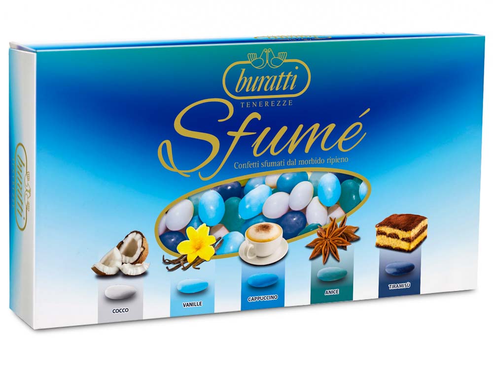 CONFETTI TENEREZZE SFUME' AZZURRI KG.1