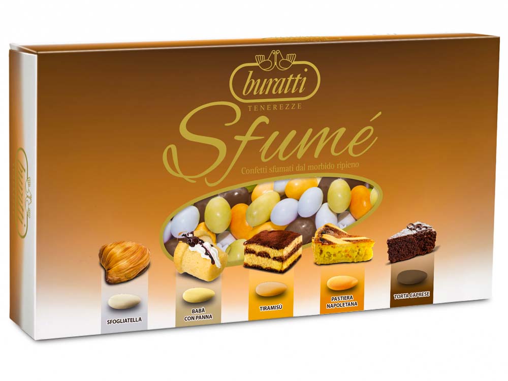 CONFETTI TENEREZZE SFUME' MARRONE KG. 1
