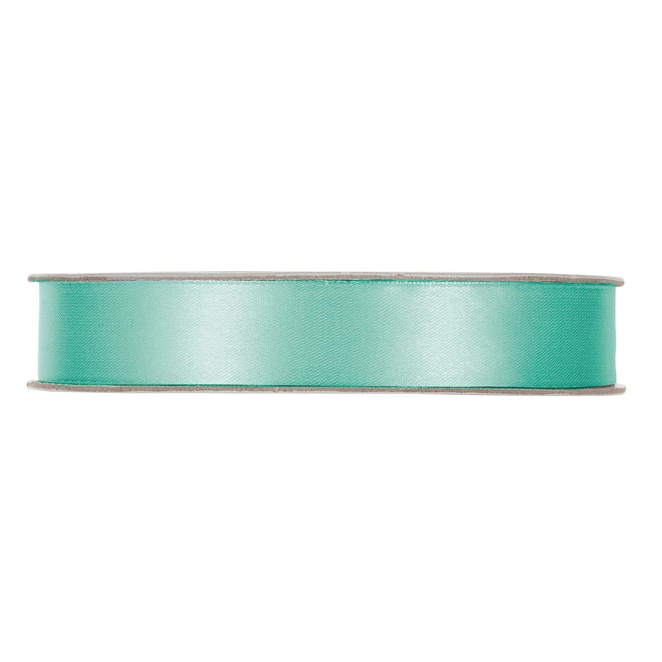 NASTRO DOPPIO RASO VERDE MENTA