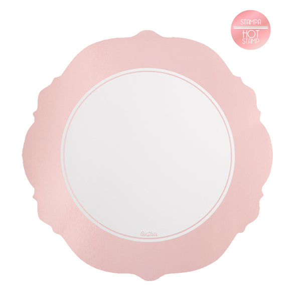 CF.4 SOTTOPIATTI LIBERTY BIANCO BORDO RO