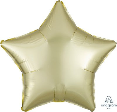 STANDARD SATIN LUXE PASTEL YELLOW STAR