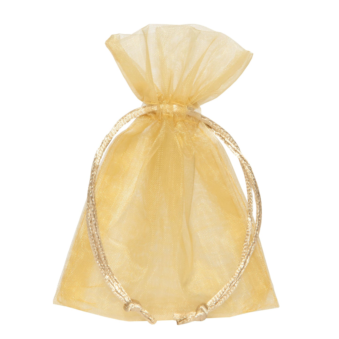 SACCHETTO ORGANZA ORO