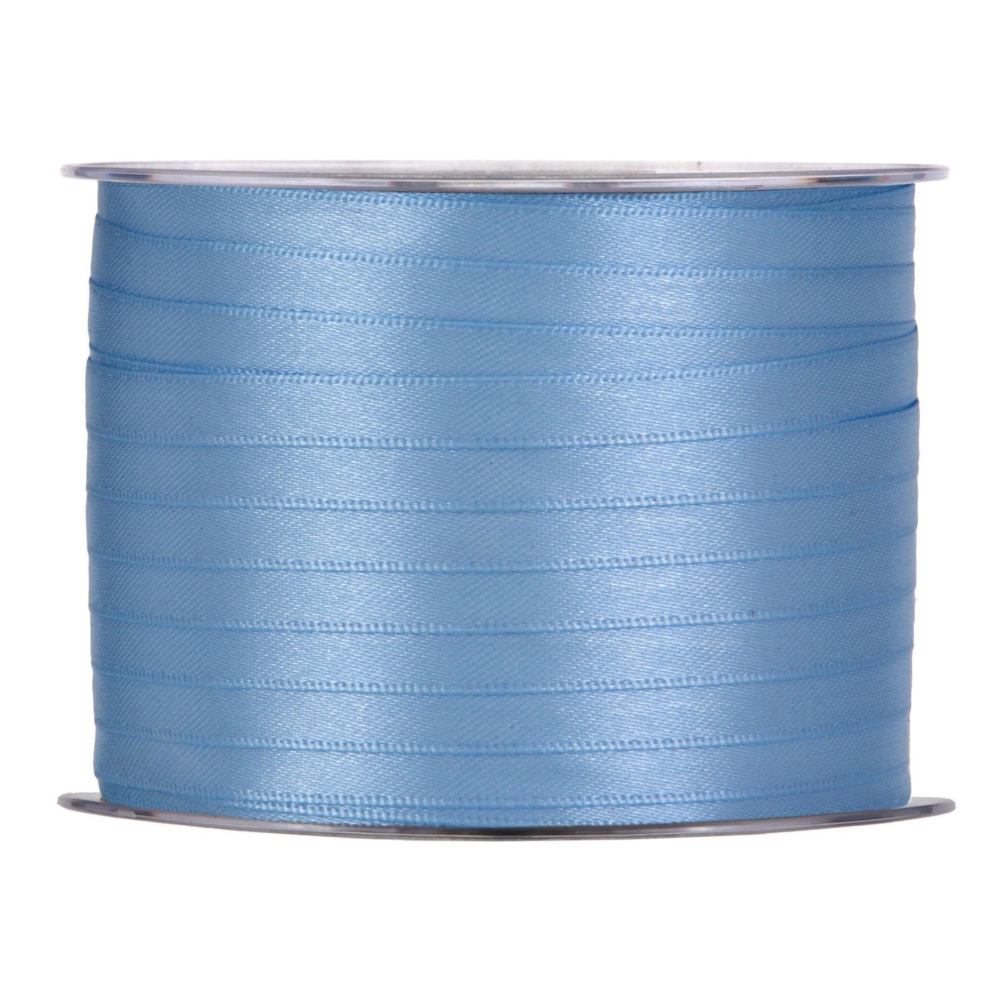 NASTRO DOPPIO RASO AZZURRO 6 MM X 100 M