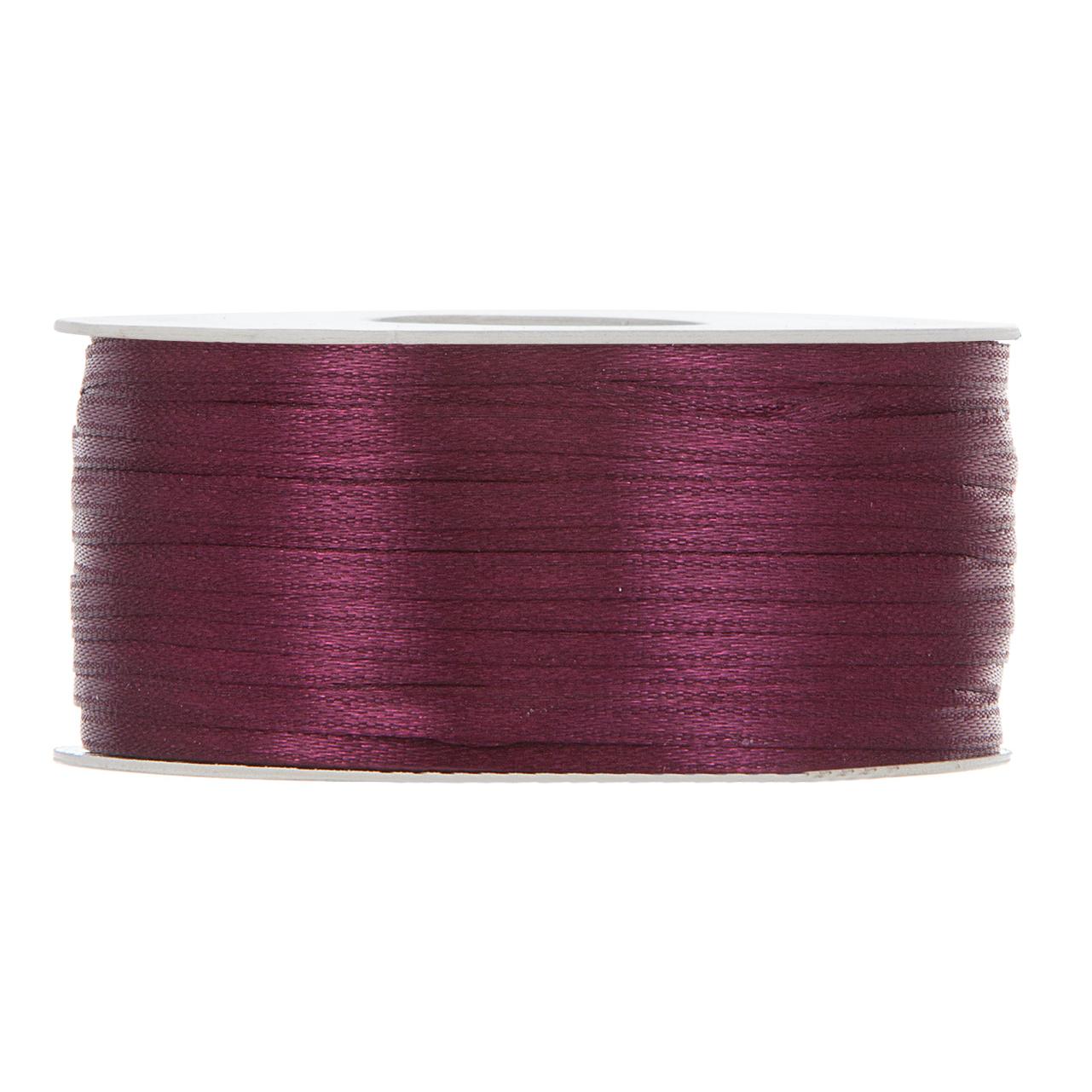 NASTRO DOPPIO RASO VINO 3 MM X 100 M