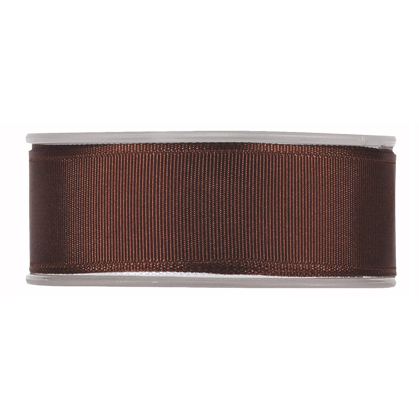 NASTRO GROS-GRAIN MARRONE SCURO