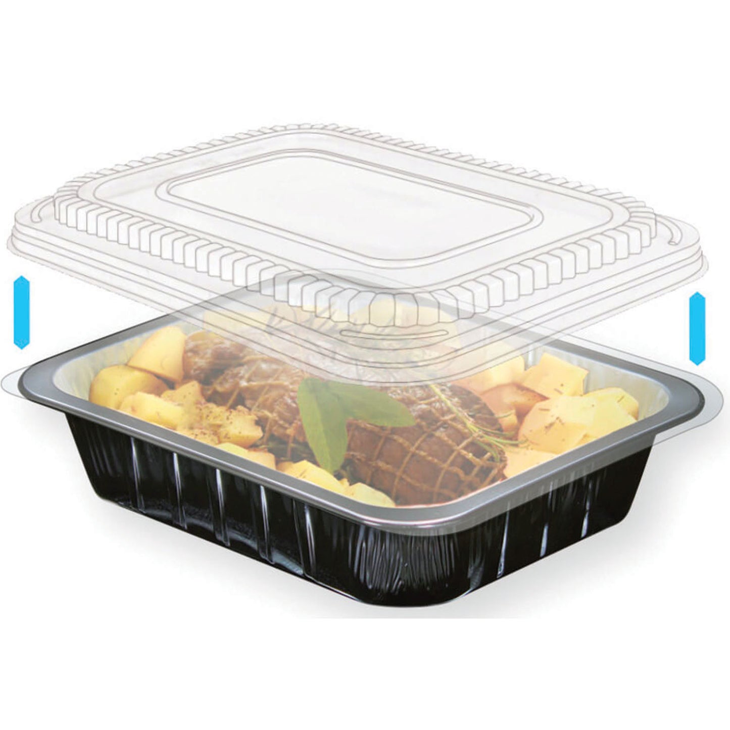 COP. VASCH. GOLD/BLACK 300X200 MM 6 PORZ