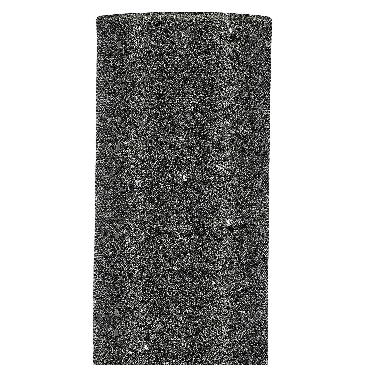 BRILLIANT TULLE CM30X10MT BLACK